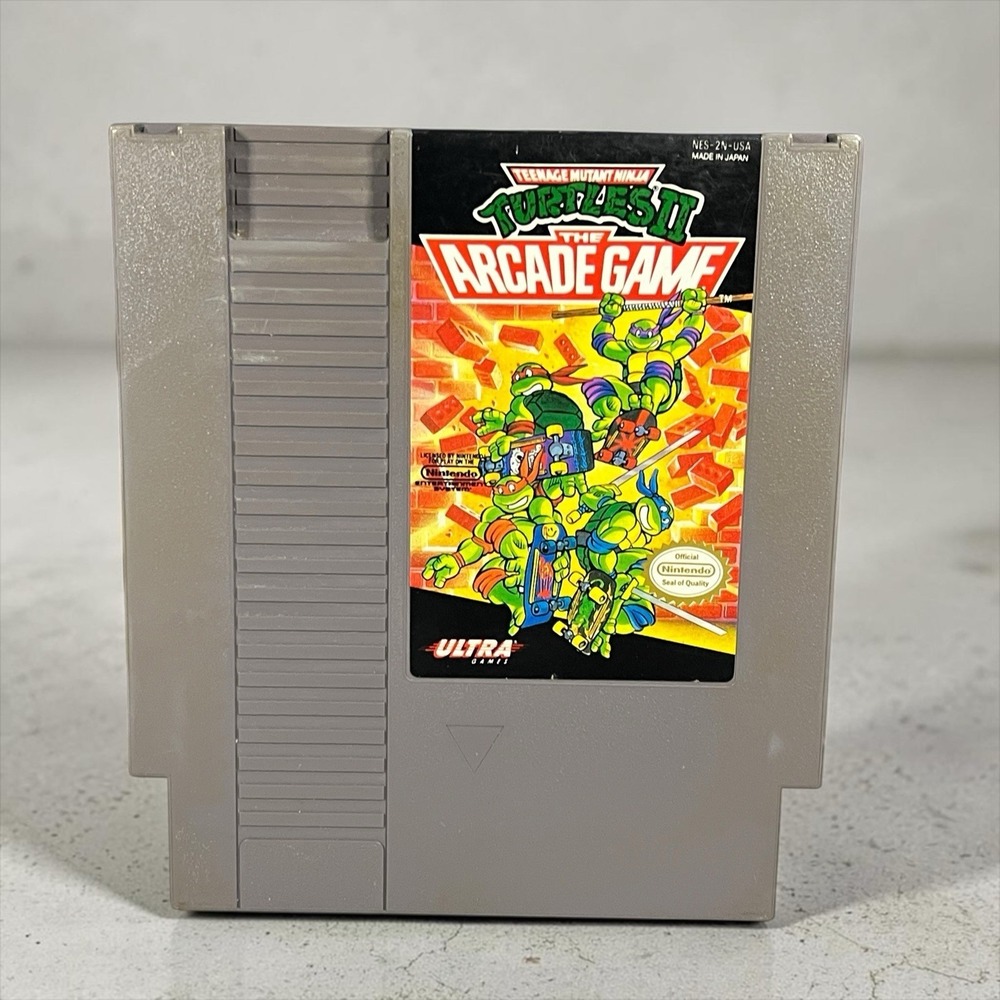 Teenage Mutant Ninja Turtles TMNT II  The Arcade Game  (Nintendo NES, 1990)